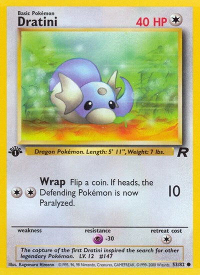 Dratini (TR) #53/82 Common Team Rocket Pokemon: 2000