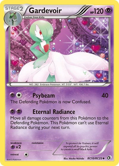 Gardevoir (LTR) #RC10/RC25 Uncommon (Holofoil Lightly Played) Legendary Treasures: Radiant Collection Pokemon: 2013