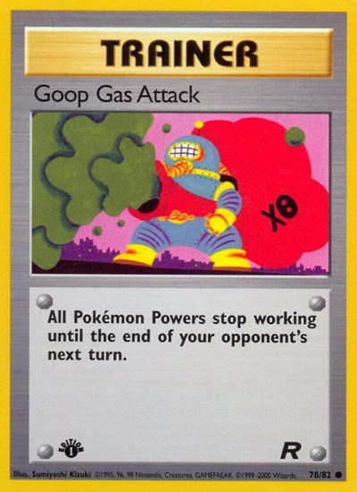 Goop Gas Attack (TR) #78/82 Common Team Rocket Pokemon: 2000