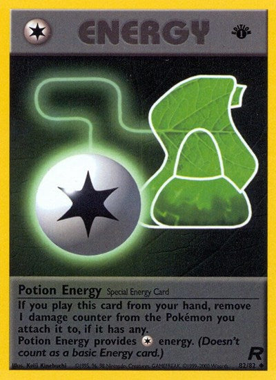 Potion Energy (TR) #82/82 Uncommon (Unlimited Near Mint) Team Rocket Pokemon: 2000