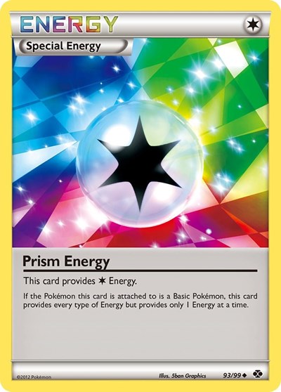 Prism Energy (NXD) #93/99 Uncommon (Moderately Played) Next Destinies Pokemon: 2012
