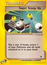 Super Scoop Up (EX) #151/165 Uncommon (Reverse Holofoil Damaged) Expedition Pokemon: 2002
