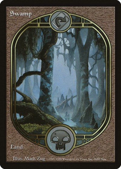 Swamp UGL (UGL) #86 Land (Lightly Played) Unglued Magic: The Gathering: 1998