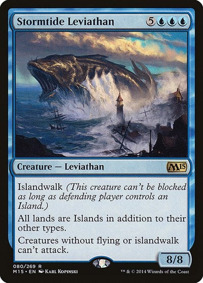 Stormtide Leviathan (M15) #80 Rare (Near Mint) Magic 2015 (M15) Magic: The Gathering: 2014