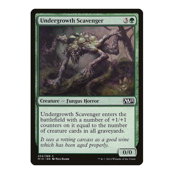 Undergrowth Scavenger (M15) #204 Common (Lightly Played) Magic 2015 (M15) Magic: The Gathering: 2014