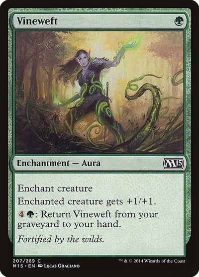 Vineweft (M15) #207 Common (Lightly Played) Magic 2015 (M15) Magic: The Gathering: 2014