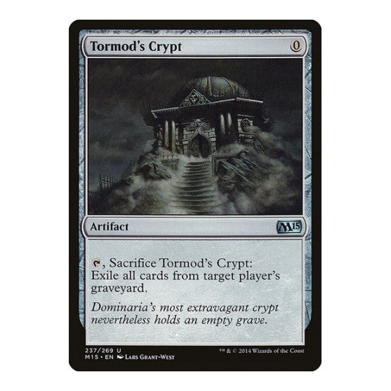 Tormods Crypt (M15) #237 Uncommon (Lightly Played) Magic 2015 (M15) Magic: The Gathering: 2014