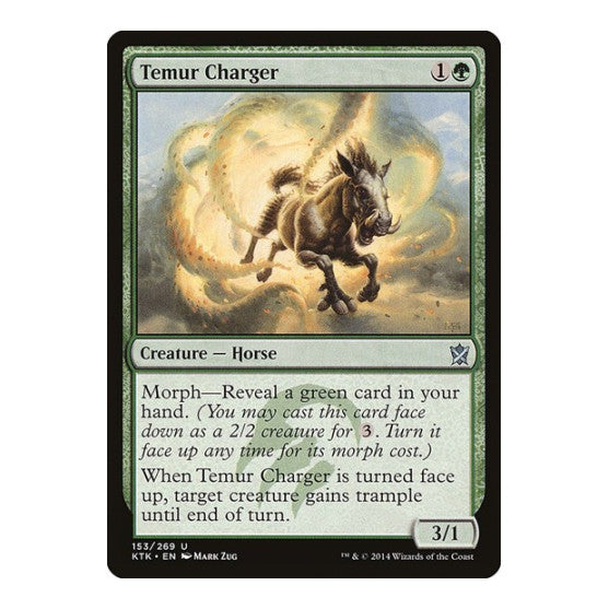 Temur Charger (KTK) #153 Uncommon (Lightly Played) Khans of Tarkir Magic: The Gathering: 2014