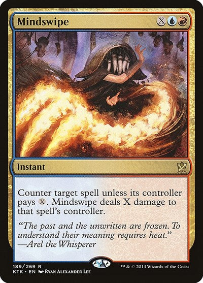 Mindswipe (KTK) #189 Rare (Lightly Played) Khans of Tarkir Magic: The Gathering: 2014