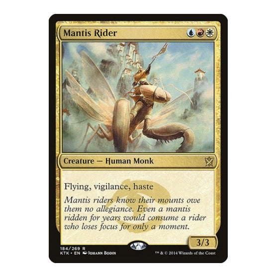 Mantis Rider (KTK) #184 Rare Khans of Tarkir Magic: The Gathering: 2014