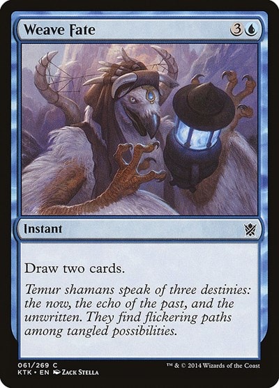 Weave Fate (KTK) #61 Common Khans of Tarkir Magic: The Gathering: 2014