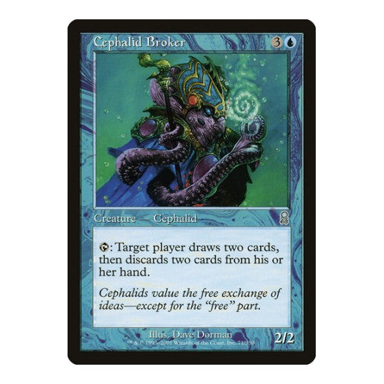 Cephalid Broker (ODY) #71 Uncommon Odyssey Magic: The Gathering: 2001