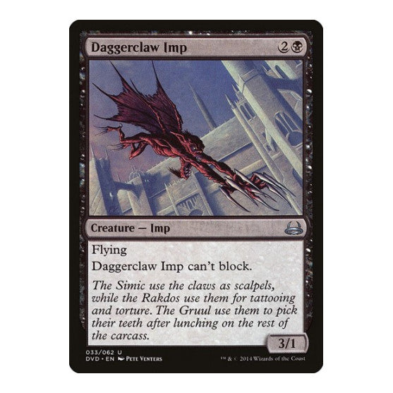 Daggerclaw Imp (DD3) #33 Uncommon (Lightly Played) Duel Decks: Anthology Magic: The Gathering: 2014