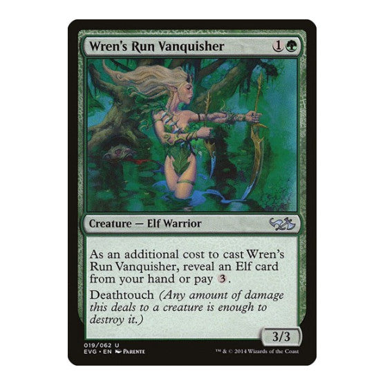 Wrens Run Vanquisher (DD3) #19 Uncommon (Lightly Played) Duel Decks: Anthology Magic: The Gathering: 2014