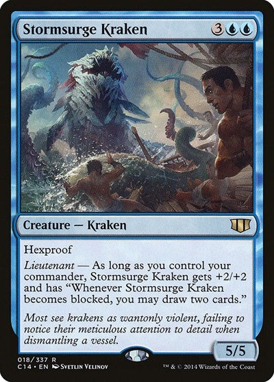 Stormsurge Kraken (C14) #18 Rare (Lightly Played) Commander 2014 Magic: The Gathering: 2014