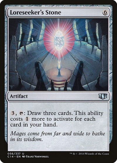 Loreseekers Stone (C14) #56 Uncommon (Lightly Played) Commander 2014 Magic: The Gathering: 2014