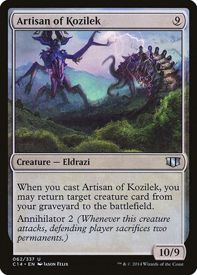 Artisan of Kozilek (C14) #62 Uncommon (Lightly Played) Commander 2014 Magic: The Gathering: 2014