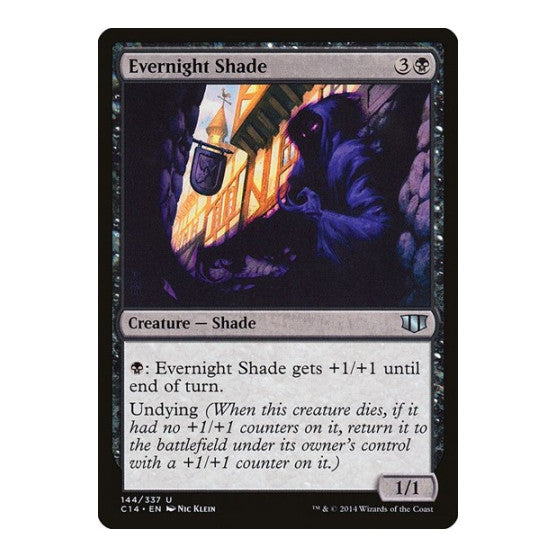 Evernight Shade (C14) #144 Uncommon (Lightly Played) Commander 2014 Magic: The Gathering: 2014