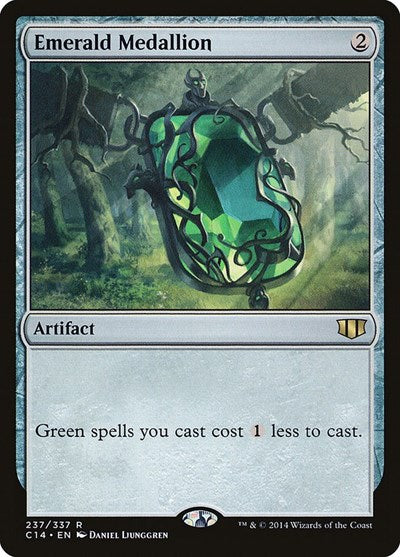 Emerald Medallion (C14) #237 Rare (Lightly Played) Commander 2014 Magic: The Gathering: 2014