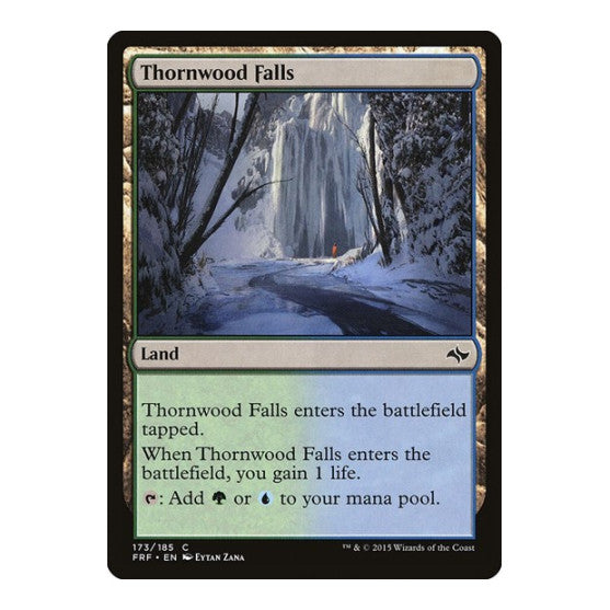 Thornwood Falls (FRF) #173 Common (Lightly Played) Fate Reforged Magic: The Gathering: 2015