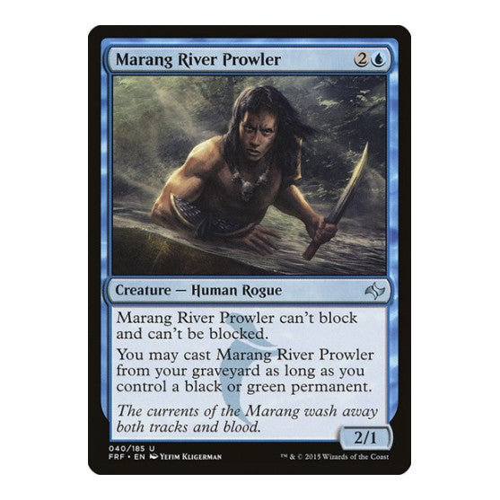 Marang River Prowler (FRF) #40 Uncommon (Lightly Played) Fate Reforged Magic: The Gathering: 2015