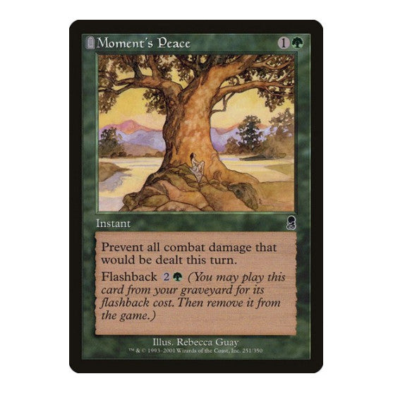 Moments Peace (ODY) #251 Common (Moderately Played) Odyssey Magic: The Gathering: 2001