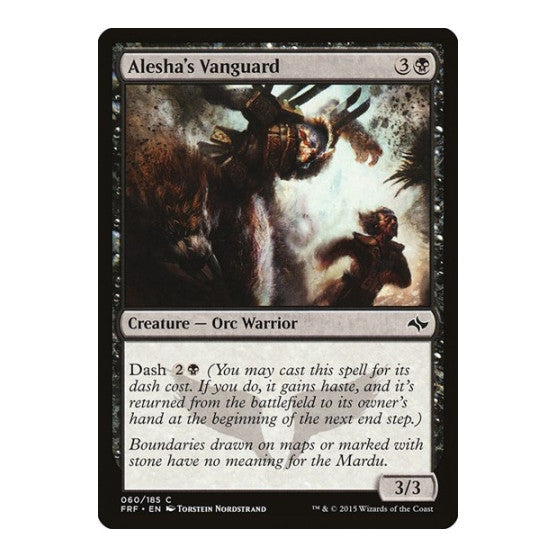 Alesha's Vanguard (FRF) #60 Common (Moderately Played) Fate Reforged Magic: The Gathering: 2015