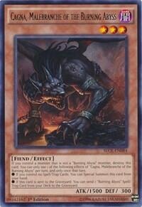 Cagna, Malebranche of the Burning Abyss (SECE) #SECE-EN084 Rare (Unlimited Moderately Played) Secrets of Eternity YuGiOh: 2015