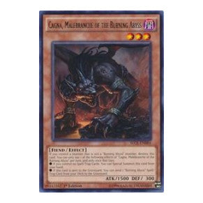Cagna, Malebranche of the Burning Abyss (SECE) #SECE-EN084 Rare (Unlimited Moderately Played) Secrets of Eternity YuGiOh: 2015