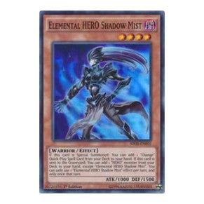Elemental HERO Shadow Mist (SDHS) #SDHS-EN001 Super Rare (Unlimited Lightly Played) Structure Deck: HERO Strike YuGiOh: 2015