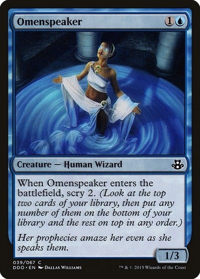 Omenspeaker (DDO) #39 Common (Heavily Played) Duel Decks: Elspeth vs. Kiora Magic: The Gathering: 2015