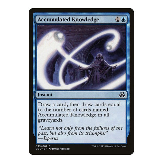 Accumulated Knowledge (DDO) #35 Common Duel Decks: Elspeth vs. Kiora Magic: The Gathering: 2015