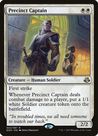 Precinct Captain (DDO) #22 Rare Duel Decks: Elspeth vs. Kiora Magic: The Gathering: 2015