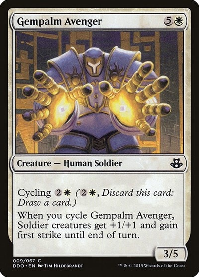 Gempalm Avenger (DDO) #9 Common (Lightly Played) Duel Decks: Elspeth vs. Kiora Magic: The Gathering: 2015