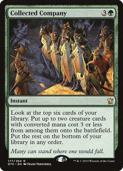 Collected Company (DTK) #177 Rare (Lightly Played) Dragons of Tarkir Magic: The Gathering: 2015