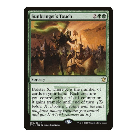 Sunbringer's Touch (DTK) #209 Rare (Lightly Played) Dragons of Tarkir Magic: The Gathering: 2015