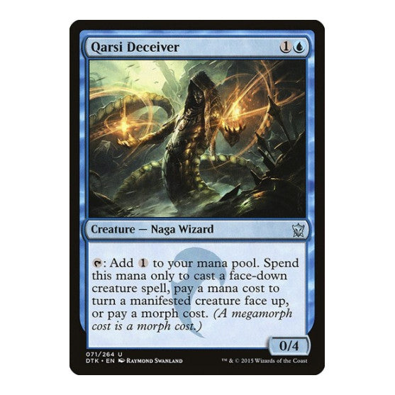 Qarsi Deceiver (DTK) #71 Uncommon (Lightly Played) Dragons of Tarkir Magic: The Gathering: 2015