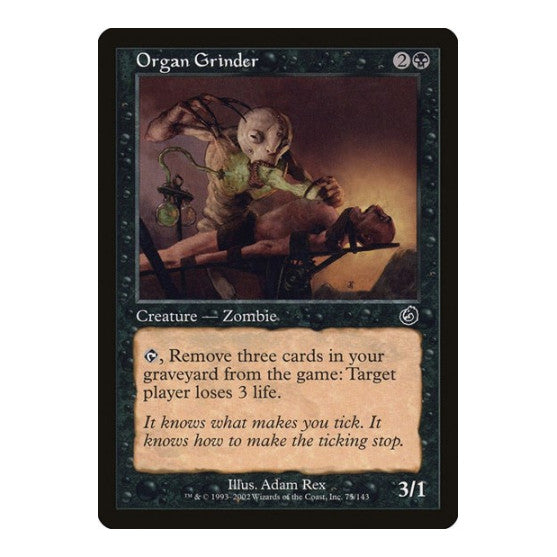 Organ Grinder (TOR) #75 Common Torment Magic: The Gathering: 2002
