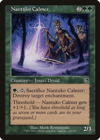 Nantuko Calmer (TOR) #132 Common (Heavily Played) Torment Magic: The Gathering: 2002