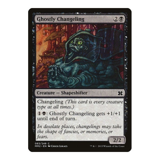 Ghostly Changeling (MM2) #83 Common (Moderately Played) Modern Masters 2015 Magic: The Gathering: 2015