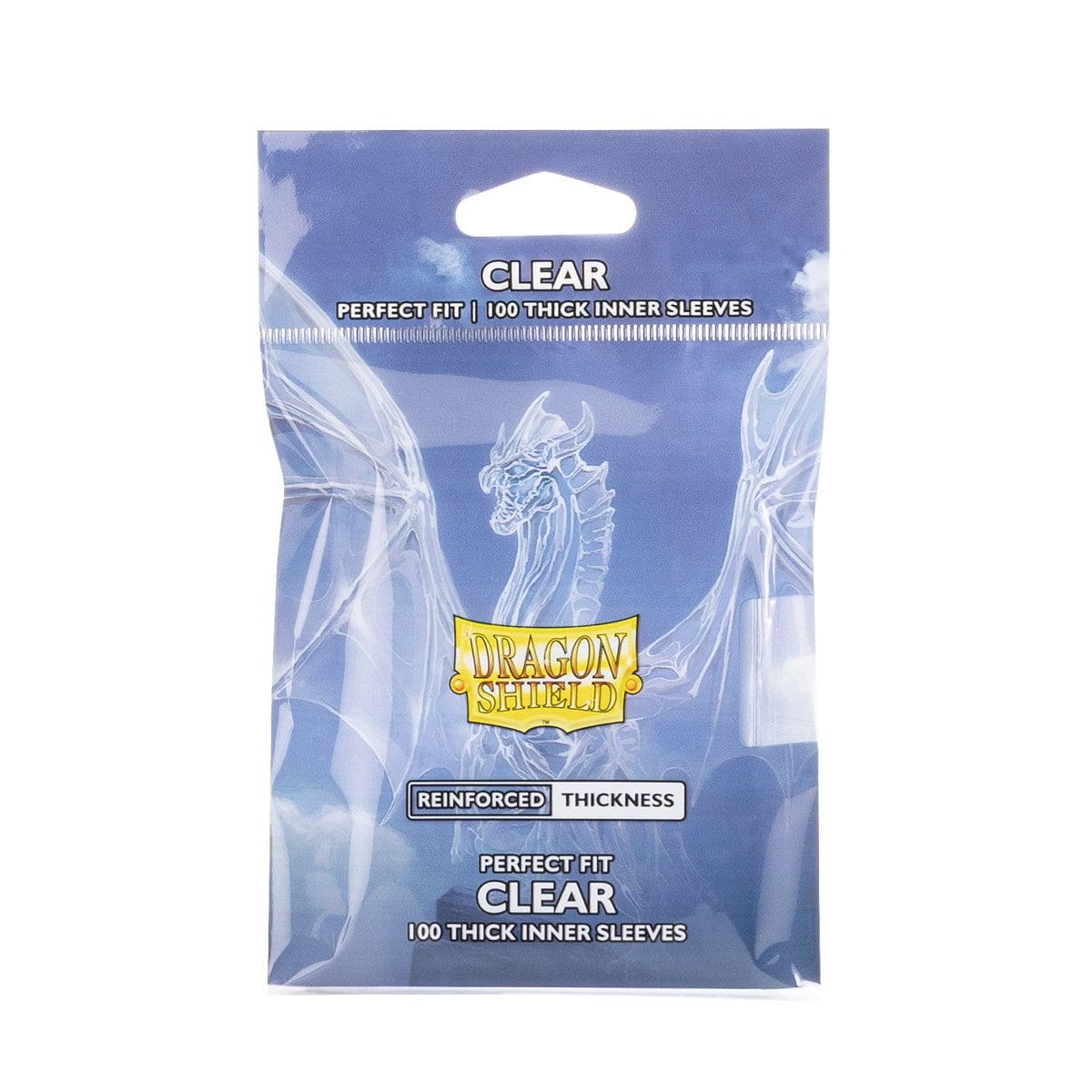 Dragon Shield: Perfect Fit Thick Inner Sleeves - Clear 100ct
