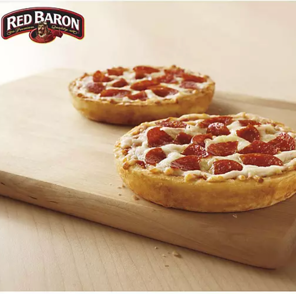 Deep Dish Personal Pizza, frozen: Various - Red Baron