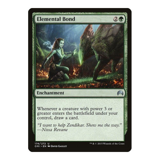 Elemental Bond (ORI) #174 Uncommon (Lightly Played) Magic Origins Magic: The Gathering: 2015