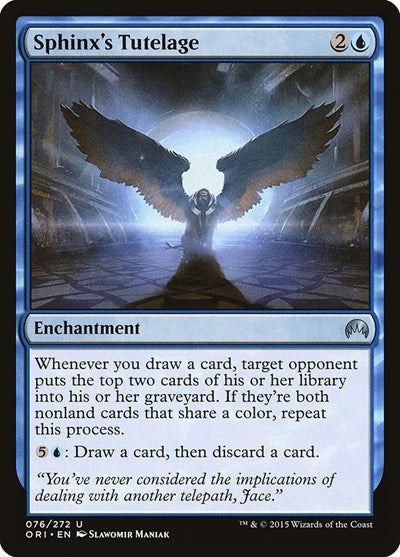 Sphinxs Tutelage (ORI) #76 Uncommon (Lightly Played) Magic Origins Magic: The Gathering: 2015