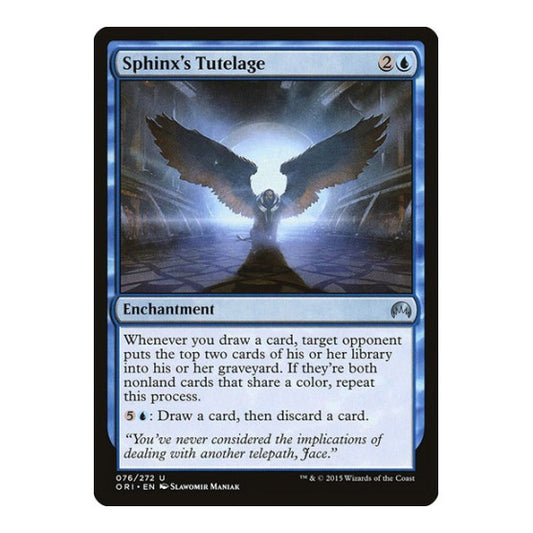 Sphinx's Tutelage (ORI) #76 Uncommon Magic Origins Magic: The Gathering: 2015