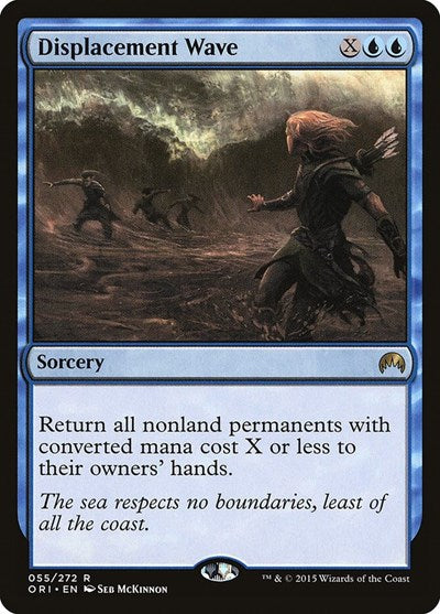 Displacement Wave (ORI) #55 Rare (Foil Lightly Played) Magic Origins Magic: The Gathering: 2015