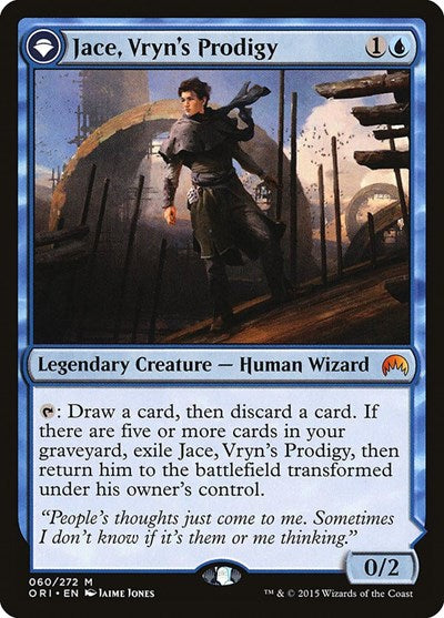 Jace Vryns Prodigy (ORI) #60 Mythic Rare (Near Mint) Magic Origins Magic: The Gathering: 2015