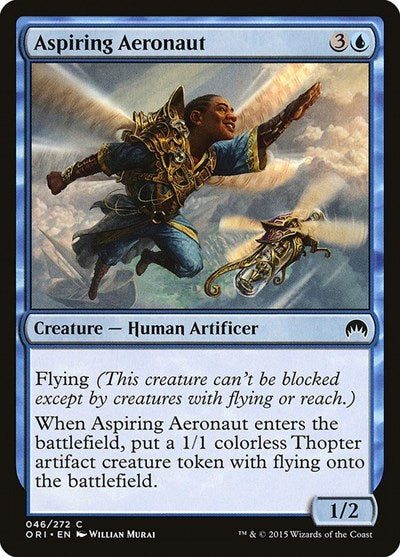 Aspiring Aeronaut (ORI) #46 Common (Lightly Played) Magic Origins Magic: The Gathering: 2015