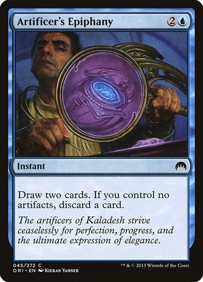 Artificers Epiphany (ORI) #45 Common (Lightly Played) Magic Origins Magic: 2015