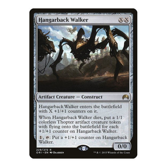 Hangarback Walker (ORI) #229 Rare (Moderately Played) Magic Origins Magic: The Gathering: 2015